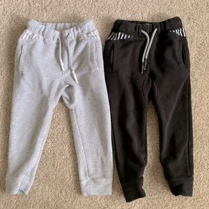 Appaman 2T BOY’S JOGGERS- Black and Grey Set of 2 pairs!